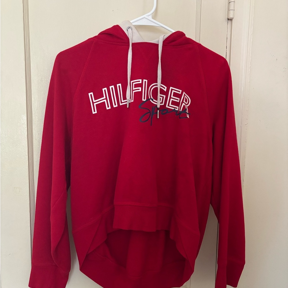 Tommy Hilfiger Red Crew Neck Sweater